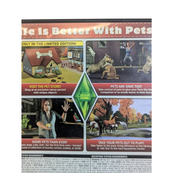 The Sims 3 Pets Expansion Pack Limited Edition EA Games PC & Mac - Picture 3 of 4